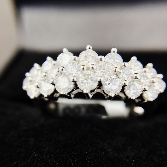 Macy's Jewelry - 1 CTTW Diamond Wedding Engagement White Gold Ring